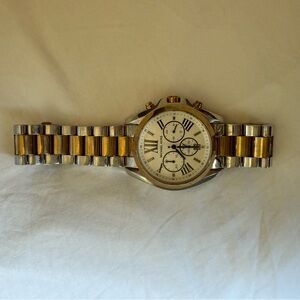 Gold and Silver authentic Micheal kors watch